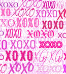 Pink XOXO Wallpaper Mural – Stylish Chic Glamour Girl’s Room Decor.