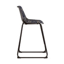 Claire - Canvas Upholstered Counter Chair (Set of 2) - Blue