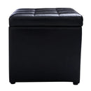 Foldable Cube Ottoman Pouffe Storage Seat by LJGDeals