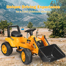 Kids Ride On Excavator Digger 6V Battery Powered Tractor-Yellow by LJGDeals