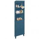68 Inch Tall Bathroom Floor Storage Cabinet with Fluted Doors by LJGDeals