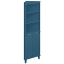 68 Inch Tall Bathroom Floor Storage Cabinet with Fluted Doors by DirectDeals