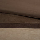 7 Piece Faux Suede Comforter Set