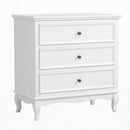 3 Drawer Dresser - White by HouseOfZazla