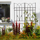 Metal Garden Trellis Rustproof For Climbing Plants Outdoor Flower Support by HouseOfZazla