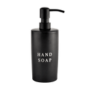 15oz Black Stoneware Hand Soap Dispenser by Sweet Water Decor