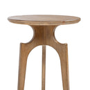 Carmel - Round Side Table - Antique Brown by HouseOfZazla