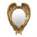 Wing Accent Mirror, Wall Mirror For Living Room - Gold by HouseOfZazla