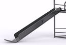 Twin Size House Loft Bed With Slide And Ladder - Black by Unique Piece Furniture