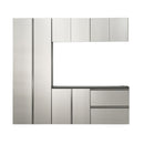Nova Series - Garage Cabinet Set B With Soft Closing Mechanism - Metallic Gray by HouseOfZazla