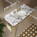 VICI 48" Bathroom Ceramic Undermount Basin and Artificial Marble Countertop by HouseOfZazla