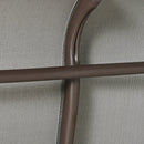 2-Person Outdoor Glider Bench氓Patio Glider Loveseat Chair with Powder Coated Steel Frame Seats Porch Rocking Glider for Backyard, Lawn, Garden and Porch, Mixed Grey