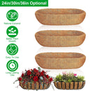 Coconut Fiber Liners for Planters Window Boxes by LJGDeals