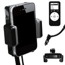 FM Transmitter Hands-free Car Charger W/ Remote Control Phone Stand 3.5 mm Headphone Jack Gooseneck Holder Fit For Smart Phone iPod MP3