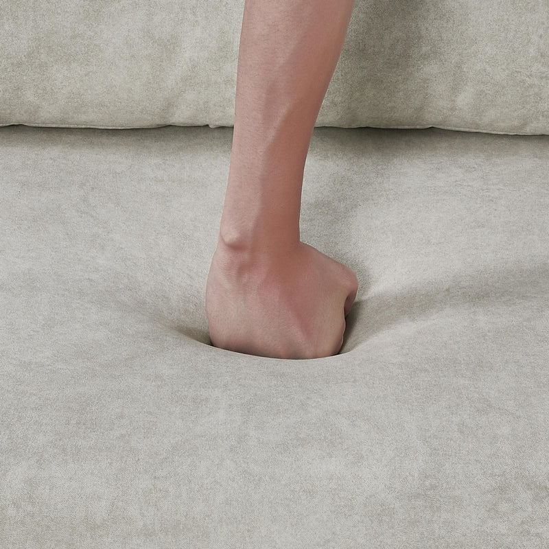 55.1" Pull Out Sleep Sofa Bed Loveseats Sofa Couch with Adjustable Backrest, Storage Pockets, 2 Soft Pillows, USB Ports for Living Room, Bedroom, Apartment, Office, Beige