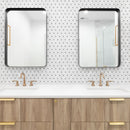 Wall Mirror Rectangular Mirror Metal Framed Mirror Vanity Mirror Dressing Mirror, For Bathroom, Living Room, Bedroom by HouseOfZazla