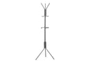 Freestanding Coat Rack with 6 Hooks and Hanging Bar by HouseOfZazla