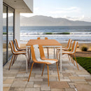 Summer 4-Pack Modern Striped Color Block Chairs