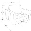 Catherine - Lounge Chair - Brown / Tan by Unique Piece Furniture