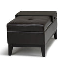 Oregon - Contemporary Storage Ottoman Bench With Tray by Unique Piece Furniture