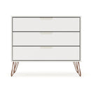 Rockefeller - Dresser & 3 Drawer - Off White by HouseOfZazla