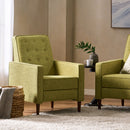Mid-Century Modern Recliner With Button Tufted Waffle Stitch by HouseOfZazla