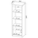 Conifer - 3 Piece TV Entertainment Center With Storage - Gray by HouseOfZazla