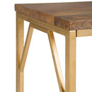 Selma - Handcrafted Metal And Wood Accent Table by Unique Piece Furniture