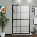 Shower Screen Walk In Wet Room - Black by HouseOfZazla