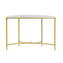 Bordeaux - Console Table - White / Gold by HouseOfZazla