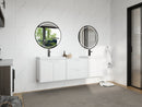 72" Bathroom Vanity With Resin Sink, Soft Close Doors, and 1-Side Cabinet by HouseOfZazla