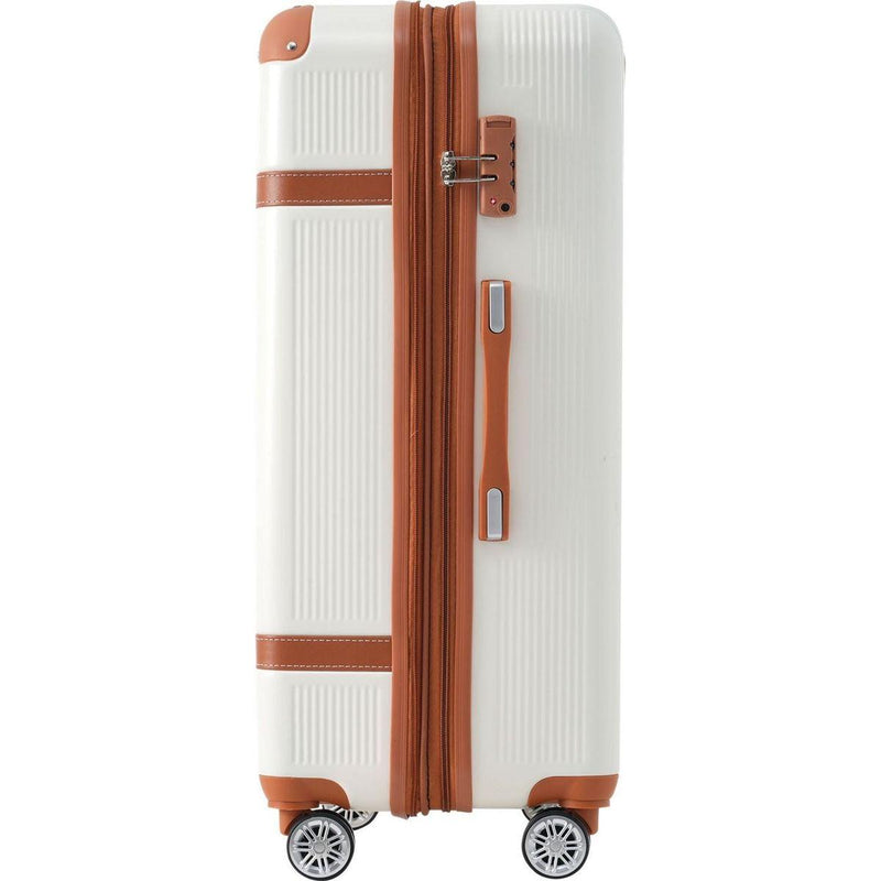 Hardshell Luggage Sets 3 Piece double spinner 8 wheels Suitcase with TSA Lock Lightweight 20"24"28"