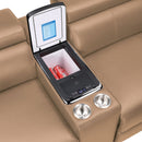Nova - Sectional With Bluetooth Speaker, LED And Lifting Wine Cabinet by HouseOfZazla