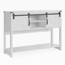 Farmhouse Entryway Table With Sliding Barn Door by HouseOfZazla