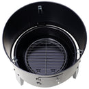 Portable Charcoal Smoker Grill For Outdoor Cooking - Black by HouseOfZazla