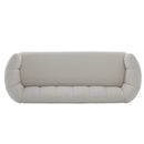 Mirelle 80 In. Modern Curved Chenille Sofa Couch