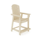 Adirondack Style Counter Chair Stylish HDPE Poly Lumber For Dining, Patio, And Garden Comfort by HouseOfZazla