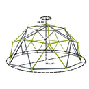 10 Sided Climbing Frame For Outdoor Playground With Colorful Climbing Stones
