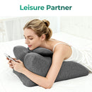 Ergonomic Spinal Posture Support & Multi-Functional Bed Pillow - Grey