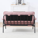Modern Metal Frame Sofa With Sponge Filling For Compact Spaces And Versatile Use by Unique Piece Furniture