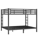 Metal Queen Over Queen Bunk Bed for Teens and Adults by HouseOfZazla