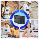 Wearable Waist Fan with 16000mAh Power Bank & Dual Turbines