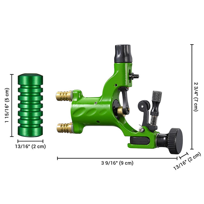 Yescom Rotary Tattoo Machine Tattoo Gun with Grip Tube Shader & Liner