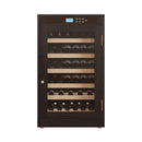 Nuvia 69-Bottle 7.6 Cu.Ft Freestanding Smart Wooden Wine Cooler With LED Touch Display (SAK24861) by SAKSBY WHOLESALE