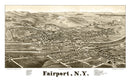 Vintage Map of Fairport, New York 1885