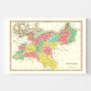 Vintage Map of Prussia 1831
