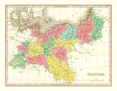 Vintage Map of Prussia 1831