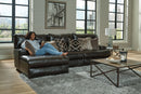 Como - 3 Piece Italian Leather Match Reclining Sectional by Unique Piece Furniture