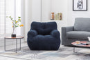 Soft Teddy Fabric Tufted Foam Bean Bag Chair With Teddy Fabric by HouseOfZazla