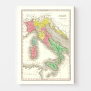 Vintage Map of Italy 1831